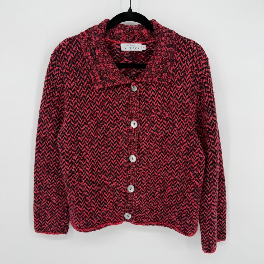 Willow 100% Cotton Button Down Cardigan Vintage | Made in USA | SMALL